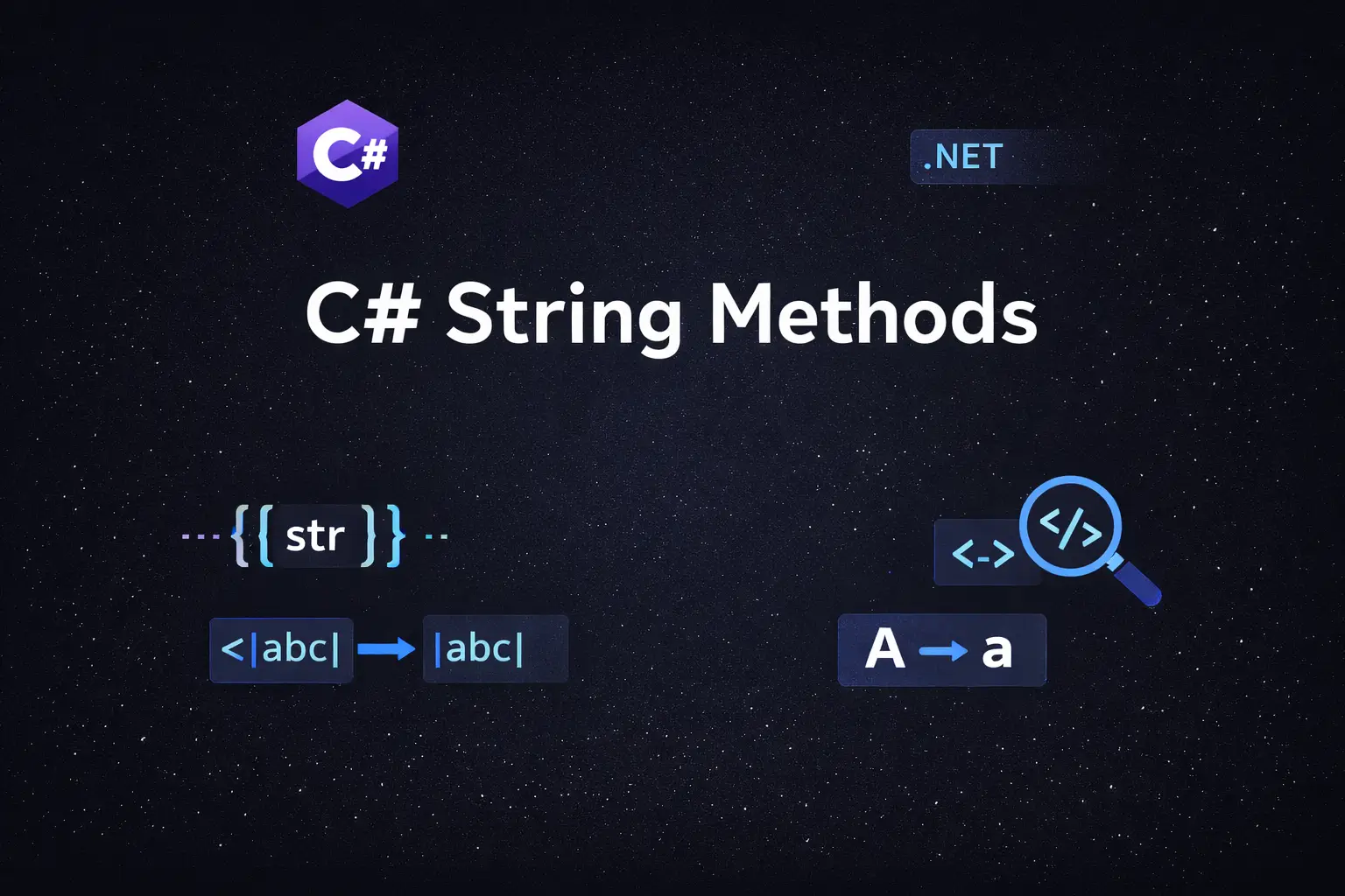 بررسی متد های String در سی شارپ - پارت سوم